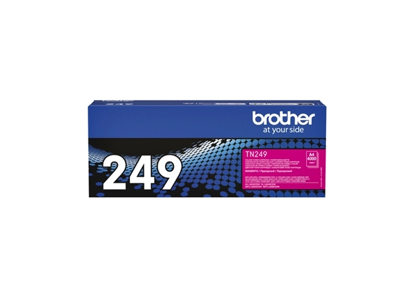 Een Toner Brother TN-249M rood koop je bij VHK Kantoorartikelen