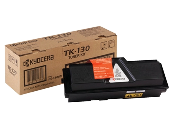 Een Toner Kyocera TK-130K zwart koop je bij VHK Kantoorartikelen