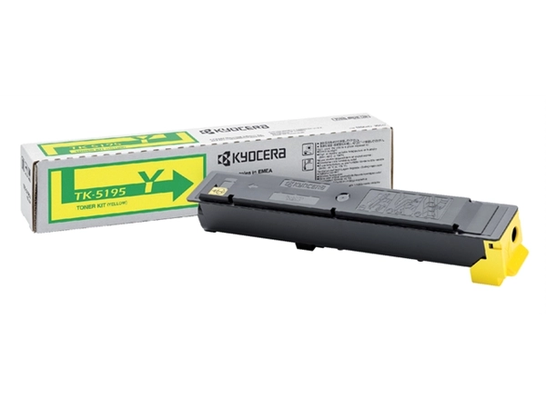 Een Toner Kyocera TK-5195Y geel koop je bij VHK Kantoorartikelen