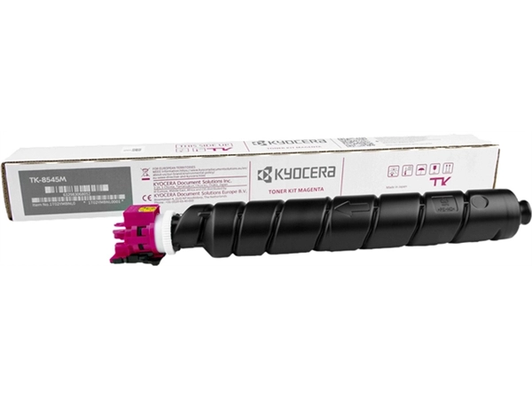 Een Toner Kyocera TK-8545M rood koop je bij Hoekmankantoorartikelen.nl