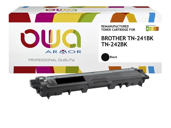 Een Toner OWA alternatief tbv Brother TN-241BK zwart koop je bij Hoekmankantoorartikelen.nl