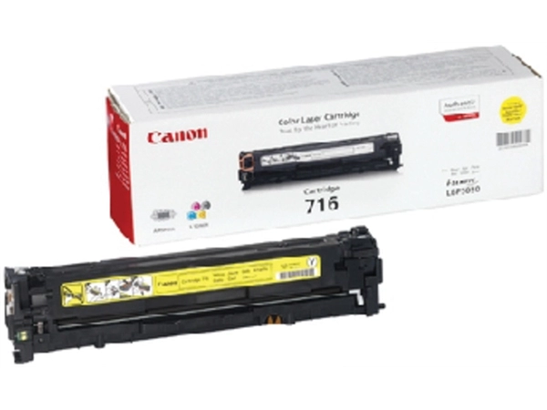 Een Tonercartridge Canon 716 geel koop je bij VHK Kantoorartikelen