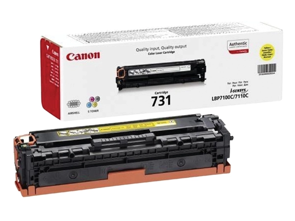 Een Tonercartridge Canon 731 geel koop je bij VHK Kantoorartikelen