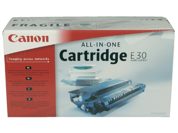 Een Tonercartridge Canon E30 zwart koop je bij VHK Kantoorartikelen