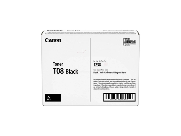 Een Tonercartridge Canon T08 zwart koop je bij VHK Kantoorartikelen