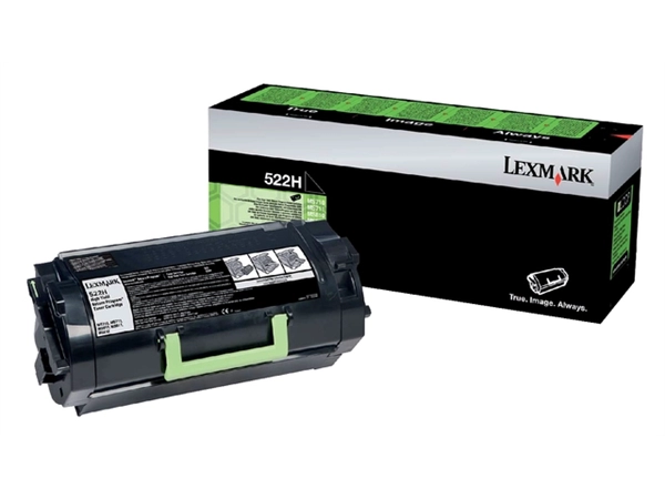 Een Tonercartridge Lexmark 52D2H00 prebate zwart koop je bij VHK Kantoorartikelen