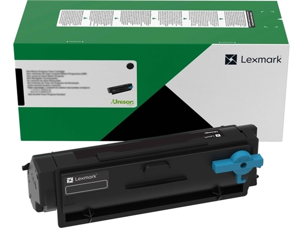 Een Tonercartridge Lexmark 55B2H00 prebate zwart koop je bij Hoekmankantoorartikelen.nl