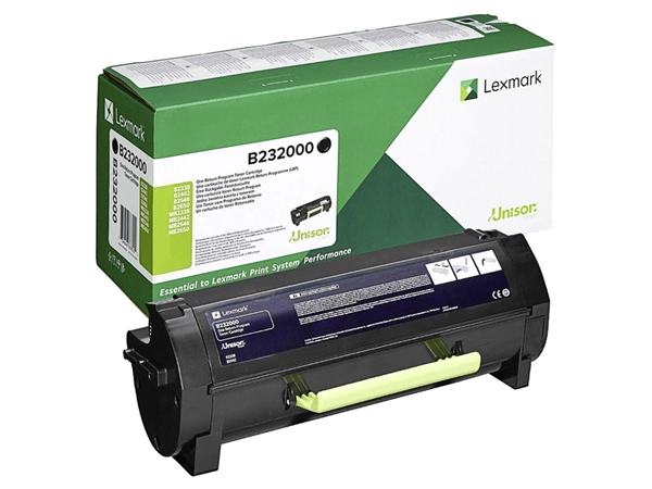 Een Tonercartridge Lexmark B232000 zwart koop je bij VHK Kantoorartikelen