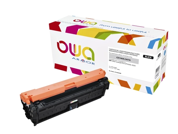 Een Tonercartridge OWA alternatief tbv HP CE740A zwart koop je bij VHK Kantoorartikelen