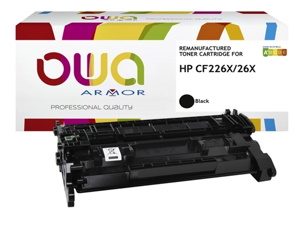 Een Tonercartridge OWA alternatief tbv HP CF226X zwart koop je bij VHK Kantoorartikelen