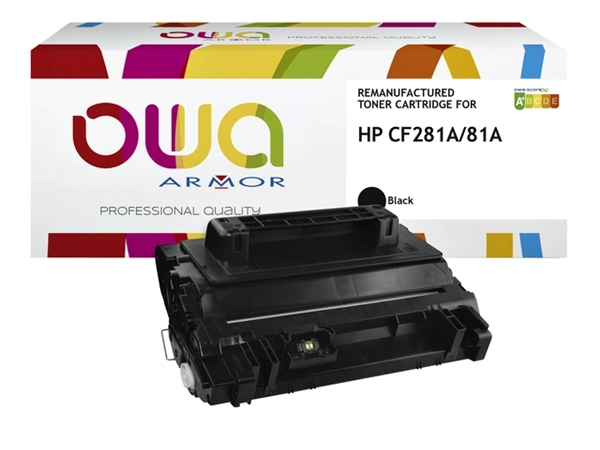 Een Tonercartridge OWA alternatief tbv HP CF281A zwart koop je bij VHK Kantoorartikelen