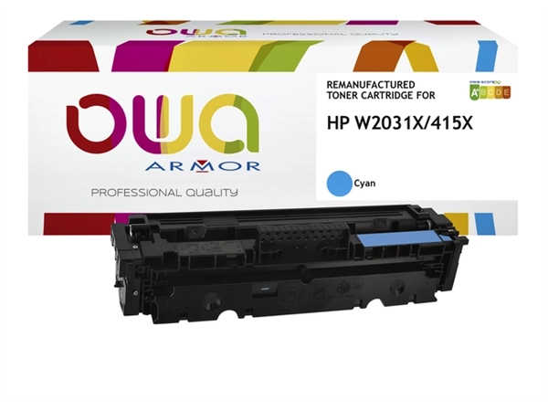 Een Tonercartridge OWA alternatief tbv HP W2031X blauw koop je bij VHK Kantoorartikelen