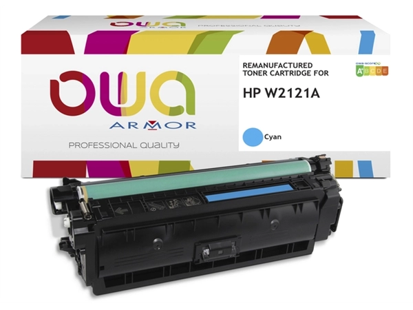 Een Tonercartridge OWA alternatief tbv HP W2121A blauw koop je bij VHK Kantoorartikelen