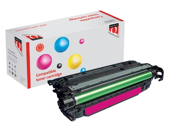 Een Tonercartridge Quantore alternatief tbv HP 655A CF453A rood koop je bij VHK Kantoorartikelen