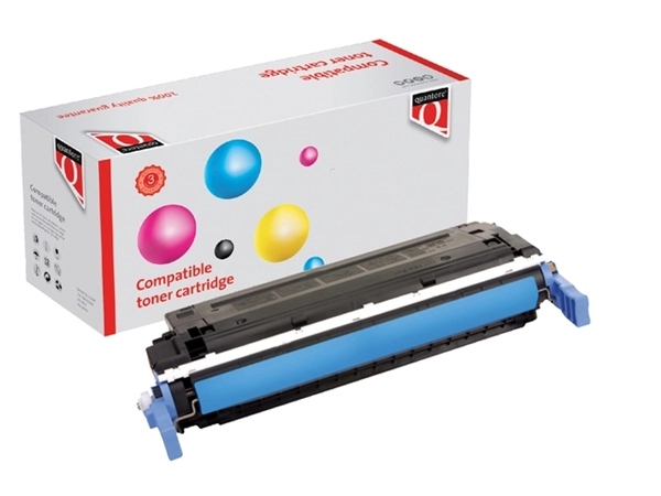 Een Tonercartridge Quantore alternatief tbv HP CB401A blauw koop je bij VHK Kantoorartikelen