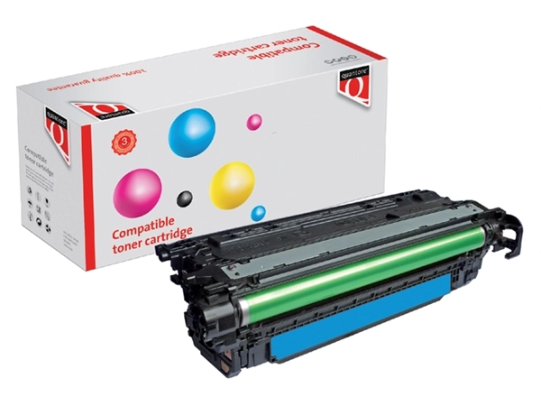 Een Tonercartridge Quantore alternatief tbv HP CF321A 653A blauw koop je bij Hoekmankantoorartikelen.nl