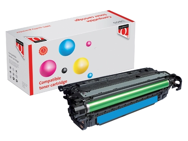 Een Tonercartridge Quantore alternatief tbv HP CF331A 654A blauw koop je bij Boek en kantoorvakhandel Reterink