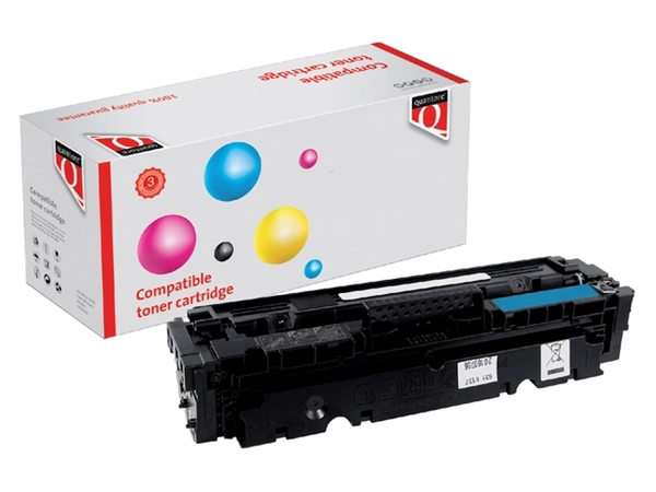 Een Tonercartridge Quantore alternatief tbv HP CF411A 410A blauw koop je bij VHK Kantoorartikelen