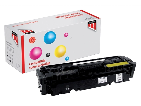 Een Tonercartridge Quantore alternatief tbv HP CF412X 410X geel koop je bij VHK Kantoorartikelen