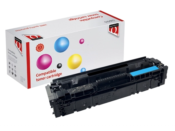 Een Tonercartridge Quantore alternatief tbv HP CF541A 203A blauw koop je bij VHK Kantoorartikelen