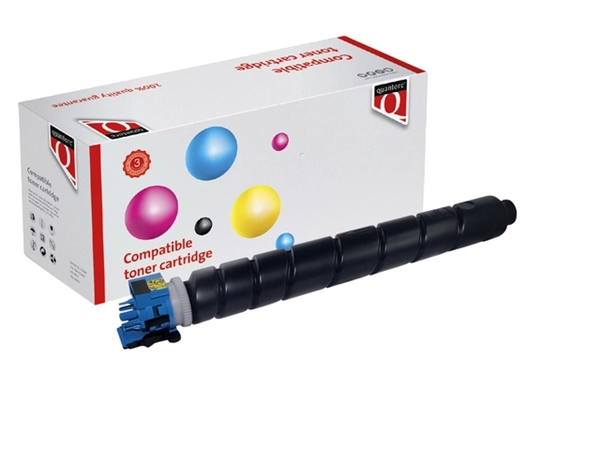 Een Tonercartridge Quantore alternatief tbv Kyocera TK-8345C blauw koop je bij Hoekmankantoorartikelen.nl