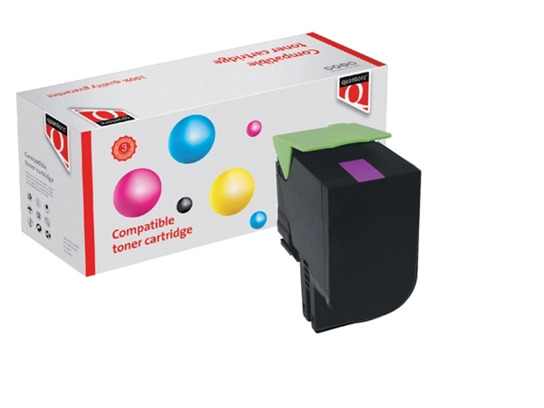 Een Tonercartridge Quantore alternatief tbv Lexmark 24B6009 rood koop je bij VHK Kantoorartikelen