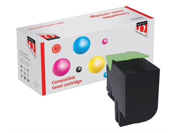 Een Tonercartridge Quantore alternatief tbv Lexmark 70C0H10 zwart koop je bij Hoekmankantoorartikelen.nl