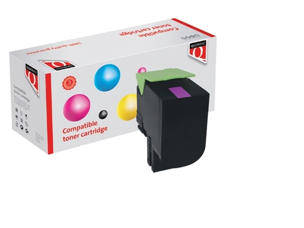 Een Tonercartridge Quantore alternatief tbv Lexmark 80C2XM0 rood koop je bij VHK Kantoorartikelen