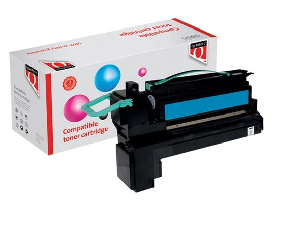 Een Tonercartridge Quantore alternatief tbv Lexmark C792X2CG blauw koop je bij VHK Kantoorartikelen