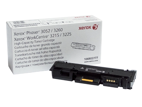 Een Tonercartridge Xerox 106R02777 zwart koop je bij VHK Kantoorartikelen