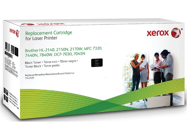 Een Tonercartridge Xerox alternatief tbv Brother TN- 2120 zwart koop je bij Hoekmankantoorartikelen.nl