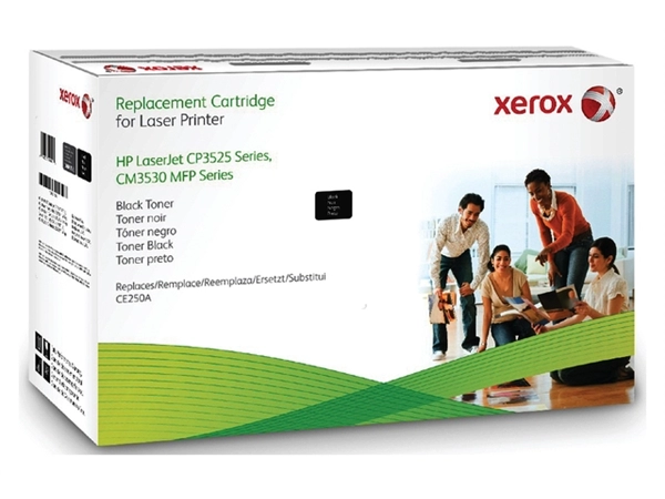 Een Tonercartridge Xerox alternatief tbv HP CE250A 504A zwart koop je bij VHK Kantoorartikelen