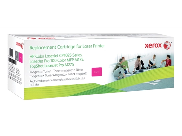 Een Tonercartridge Xerox alternatief tbv HP CE313A 126A rood koop je bij VHK Kantoorartikelen