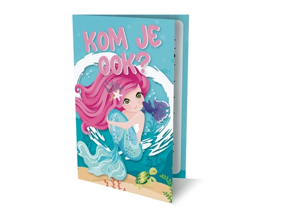 Een Uitnodiging Interstat Zeemeermin koop je bij VHK Kantoorartikelen