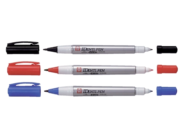 Een Viltstift Sakura Identi pen rood koop je bij Hoekmankantoorartikelen.nl