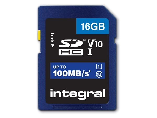 Een Geheugenkaart Integral SDHC V10 16GB koop je bij VHK Kantoorartikelen