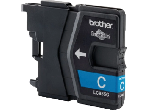 Een Inktcartridge Brother LC-985C blauw koop je bij VHK Kantoorartikelen