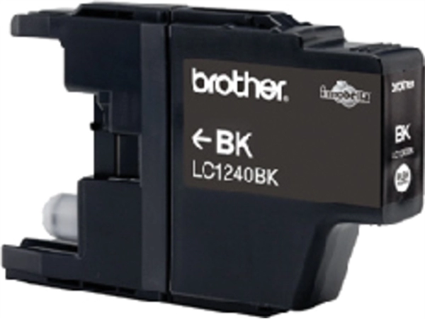 Een Inktcartridge Brother LC-1240BK zwart koop je bij VHK Kantoorartikelen