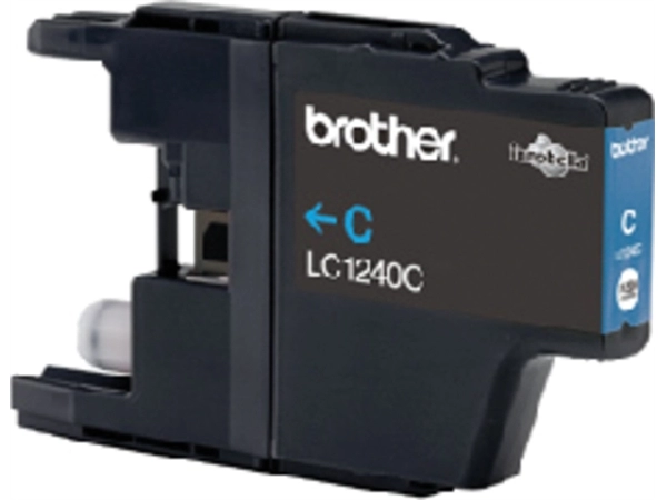 Een Inktcartridge Brother LC-1240C blauw koop je bij VHK Kantoorartikelen