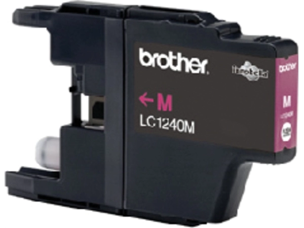 Een Inktcartridge Brother LC-1240M rood koop je bij VHK Kantoorartikelen