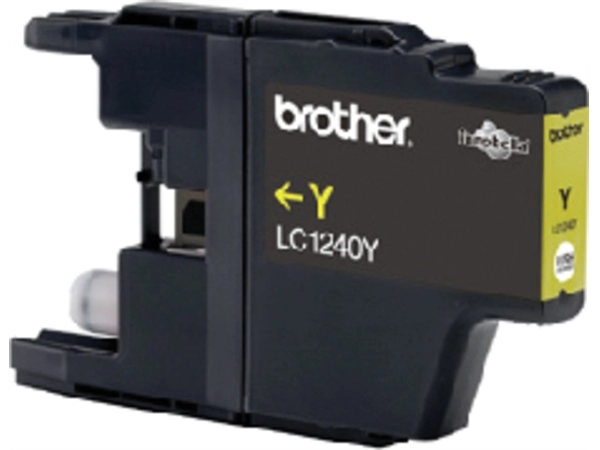 Een Inktcartridge Brother LC-1240Y geel koop je bij VHK Kantoorartikelen