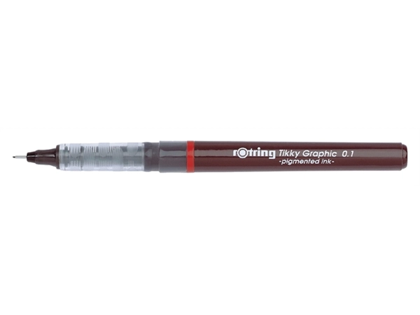 Een Fineliner rOtring Tikky Graphic 0.1mm koop je bij Continu Kantoor