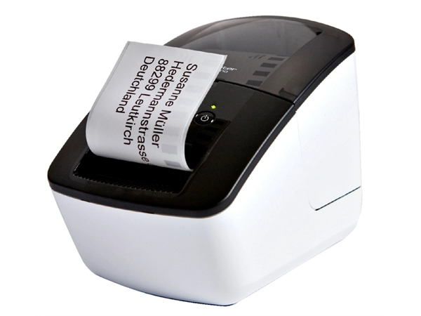 Een Labelprinter Brother DK QL-700 desktop 59mm wit koop je bij Hoekmankantoorartikelen.nl