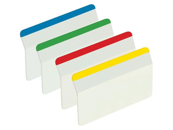 Een Indextabs Post-it 686A1 38x50.8mm strong gebogen assorti 24 tabs koop je bij Hoekmankantoorartikelen.nl