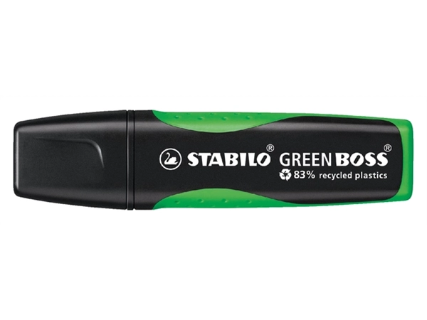 Een Markeerstift STABILO GREEN BOSS 6070/33 groen koop je bij VHK Kantoorartikelen