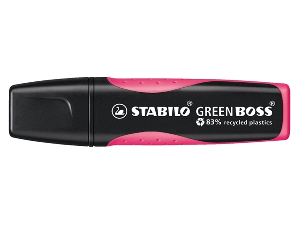 Een Markeerstift STABILO GREEN BOSS 6070/56 roze koop je bij Continu Kantoor