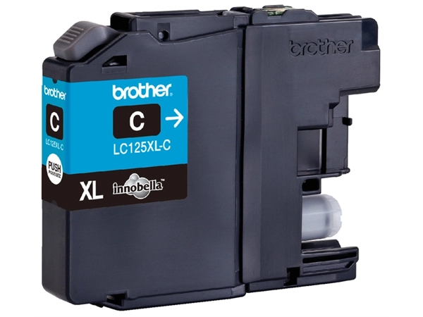 Een Inktcartridge Brother LC-125XLC blauw koop je bij VHK Kantoorartikelen