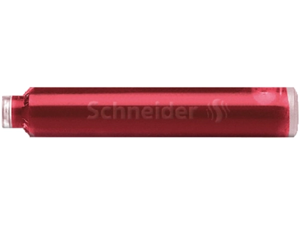 Een Inktpatroon Schneider din rood doos à 6 stuks koop je bij Hoekmankantoorartikelen.nl