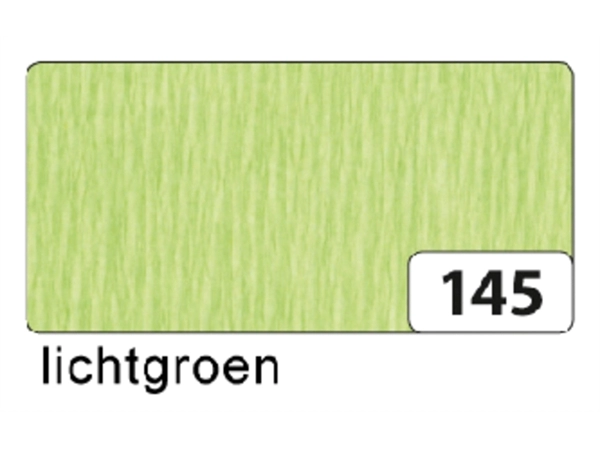 Een Crêpepapier Folia 250x50cm nr145 lichtgroen koop je bij Continu Kantoor