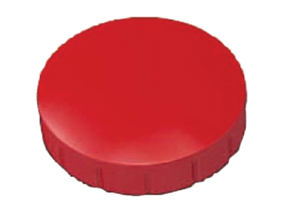 Een Magneet MAUL Solid 20mm 300gr rood 10 stuks koop je bij Hoekmankantoorartikelen.nl